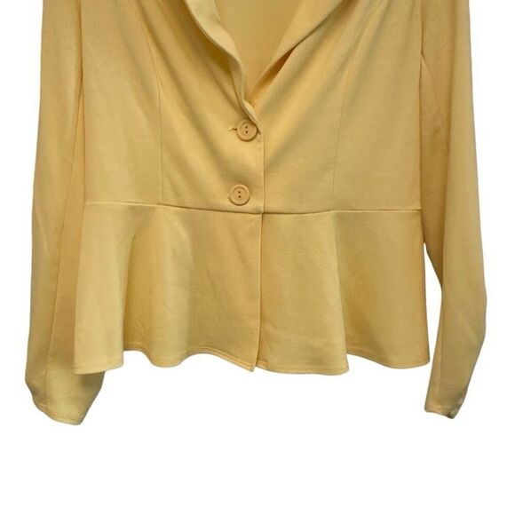 Sunny Leigh yellow blazer- size 4 - Picture 4 of 7